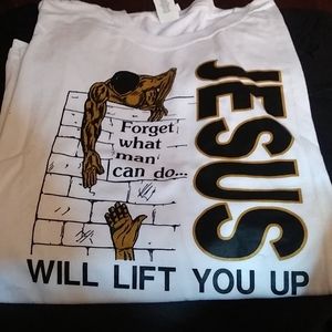 Custom-made Jesus will lift you up t shirt